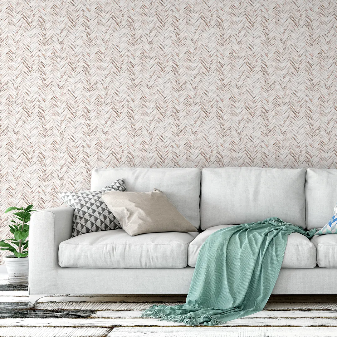 Autocolant PVC Decorativ - Parchet Alb, Autoadeziv, Efect 3D, 50x300 cm [4]