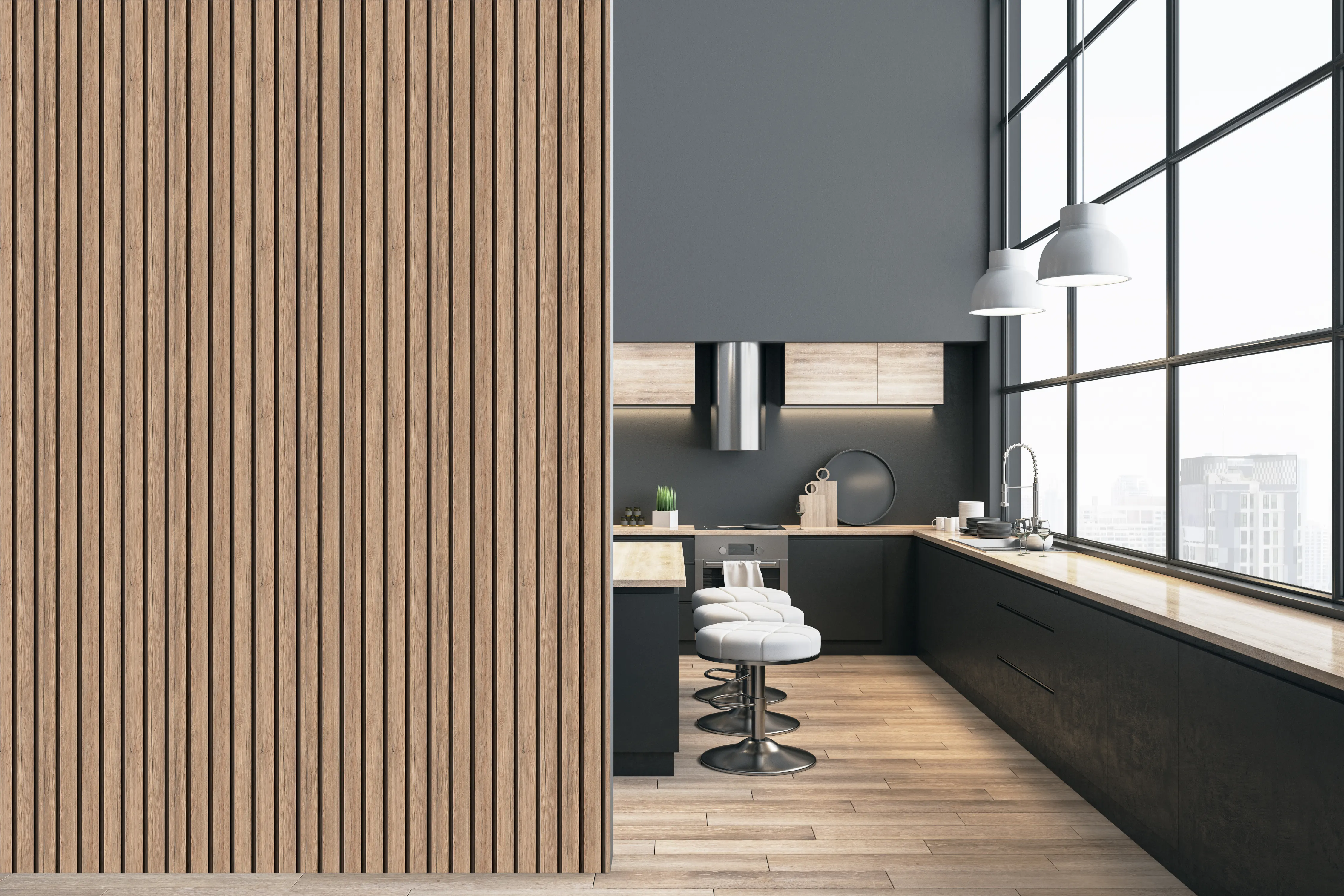 Autocolant PVC Riflaj Rustic 3D – Autoadeziv 50x300 cm [3]