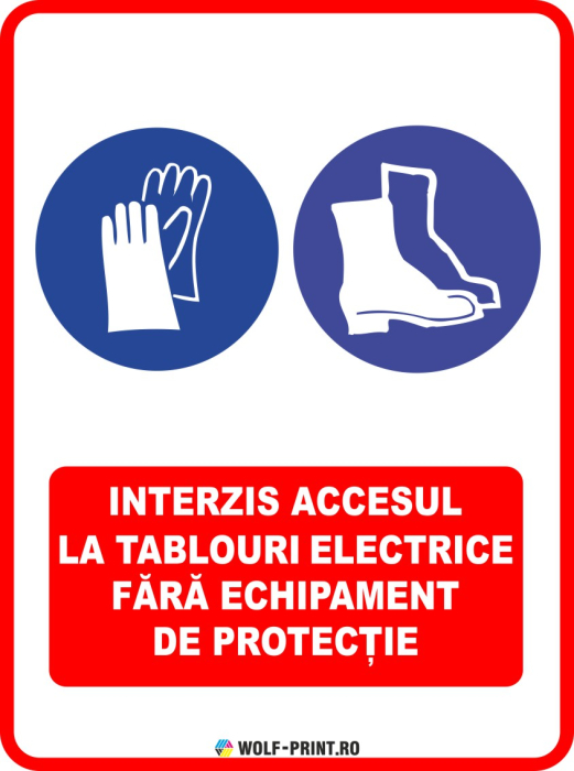 Indicator Interzis accesul la tablouri electrice fara echipament de protectie [1]