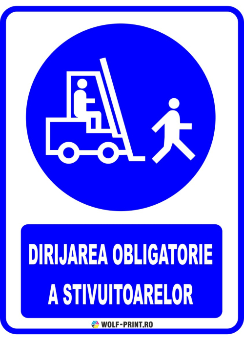 Indicator Dirijarea obligatorie a stivuitoarelor [1]