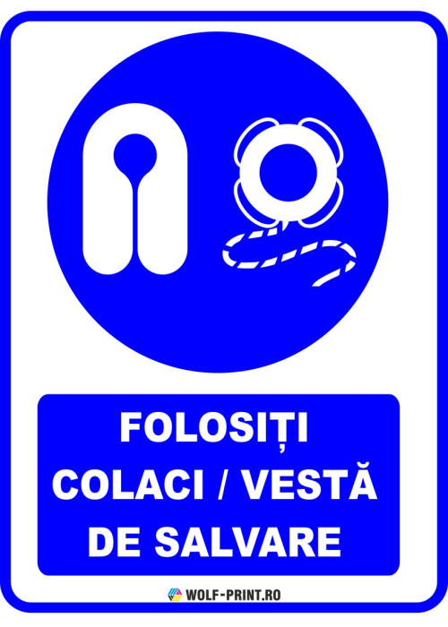Indicator Folositi colaci / vesta de salvare [1]