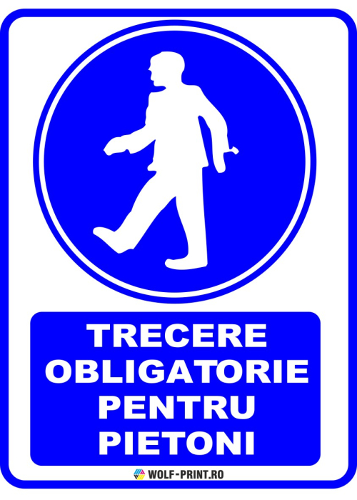 Indicator Trecere obligatorie pentru pietoni [1]