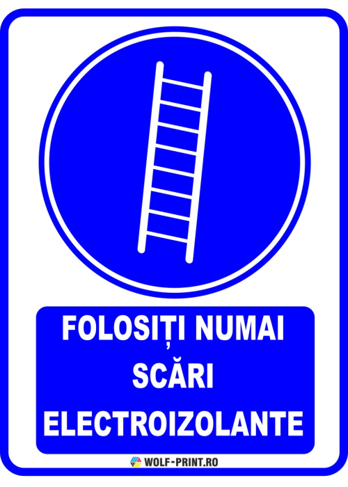 Indicator Folositi numai scari electroizolante [1]
