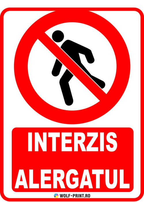 Indicator Interzis alergatul [1]