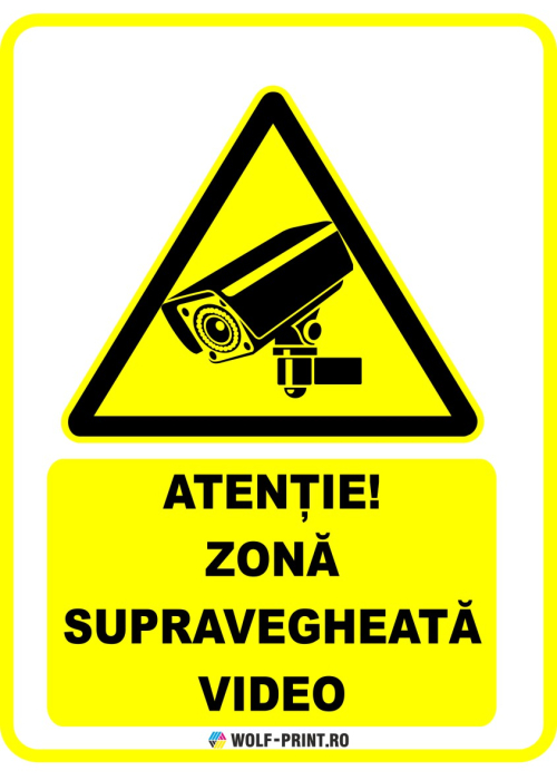 Indicator Zona supravegheata video [1]