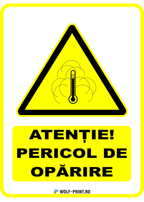 Indicator  Pericol de oparire [1]