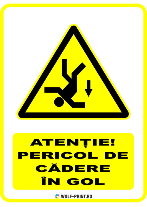 Indicator Pericol de cadere in gol [1]
