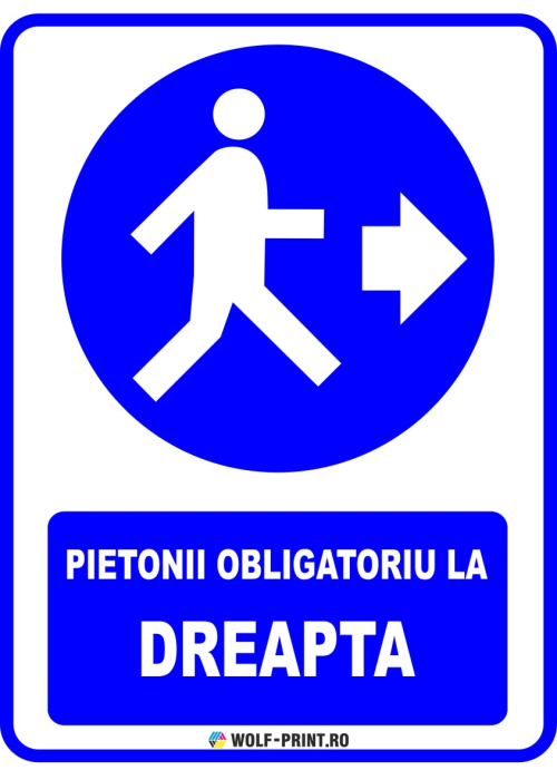 Indicator Pietonii obligatoriu la dreapta [1]