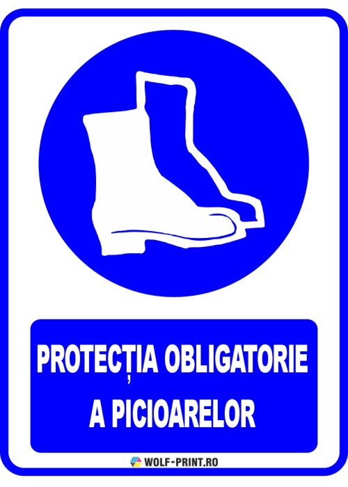 Indicator Protectia obligatorie a picioarelor [1]