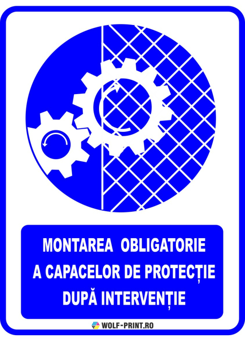 Indicator Montarea obligatorie a capacelor de protectie dupa interventie [1]
