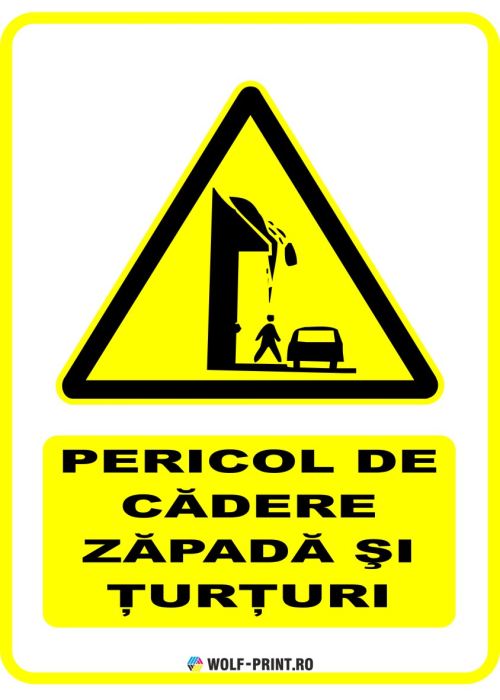 Indicator  Pericol de cadere zapada si turturi [1]