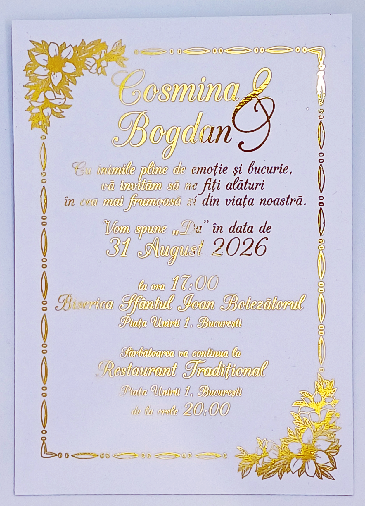 Invitatie Nunta Model 1 [2]