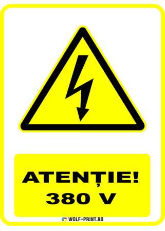 Indicatoare de Avertizare - Indicator 380 V