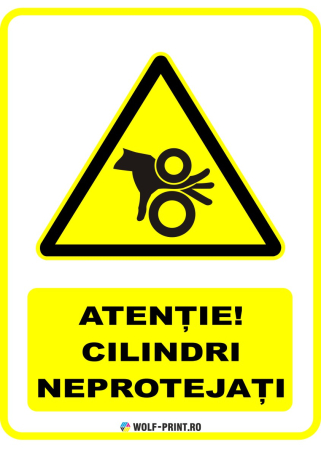 Indicatoare de Avertizare - Indicator Cilindri neprotejati