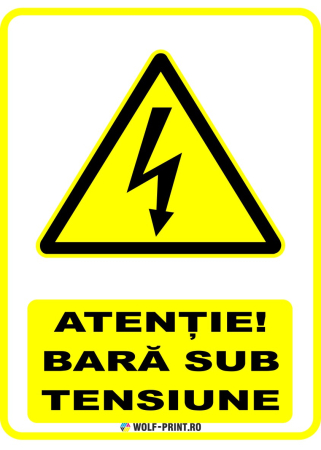 Indicatoare de Avertizare - Indicator Bara sub tensiune