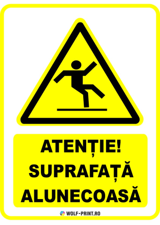 Indicatoare de Avertizare - Indicator Suprafata alunecoasa