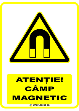 Indicatoare de Avertizare - Indicator Camp magnetic