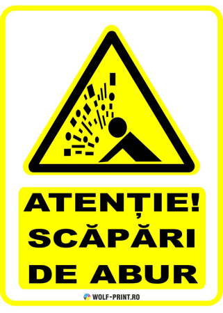 Indicatoare de Avertizare - Indicator Scapari de abur