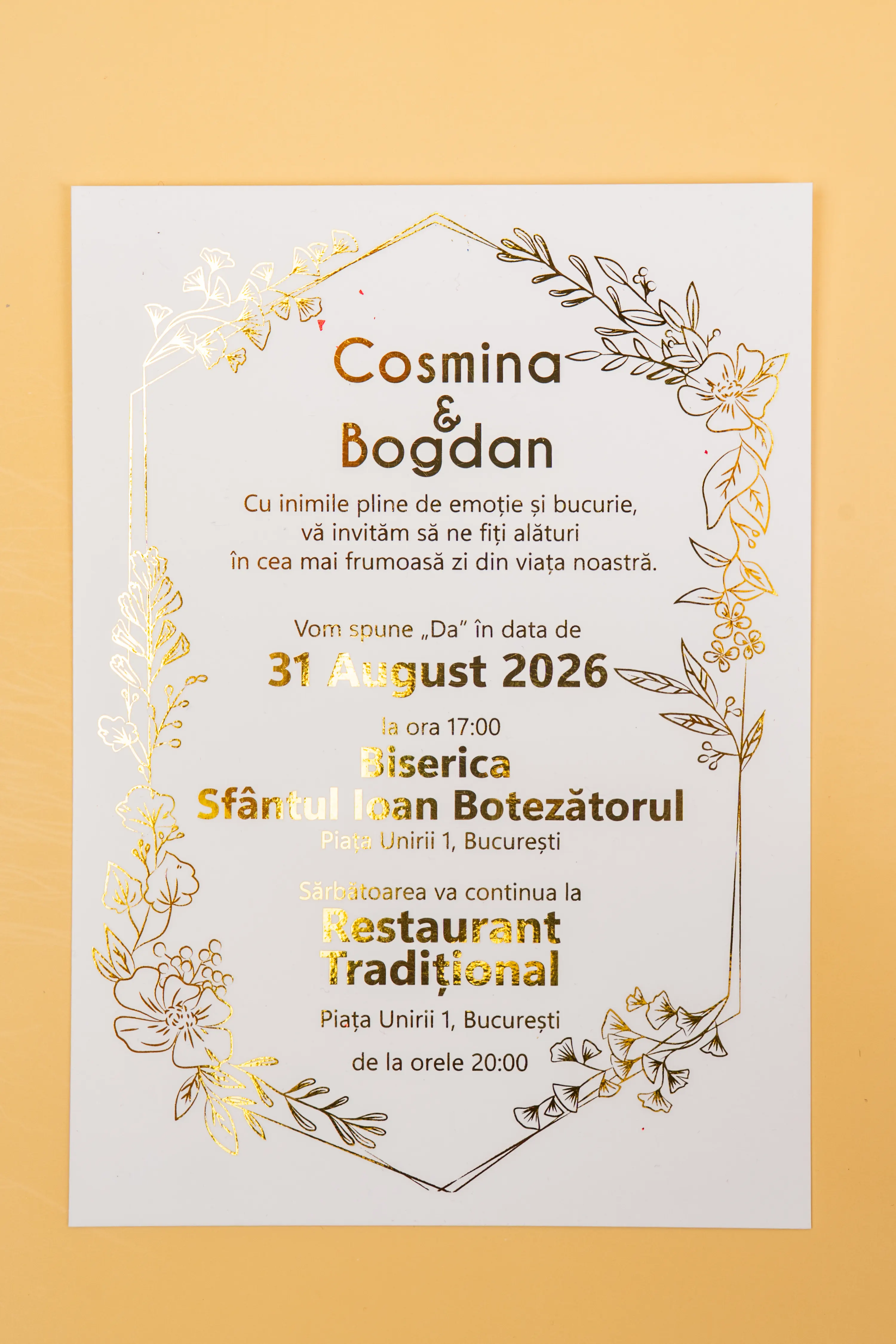 Invitatie Nunta Model 5 scris auriu, argintiu, rosu, verde, albastru [1]