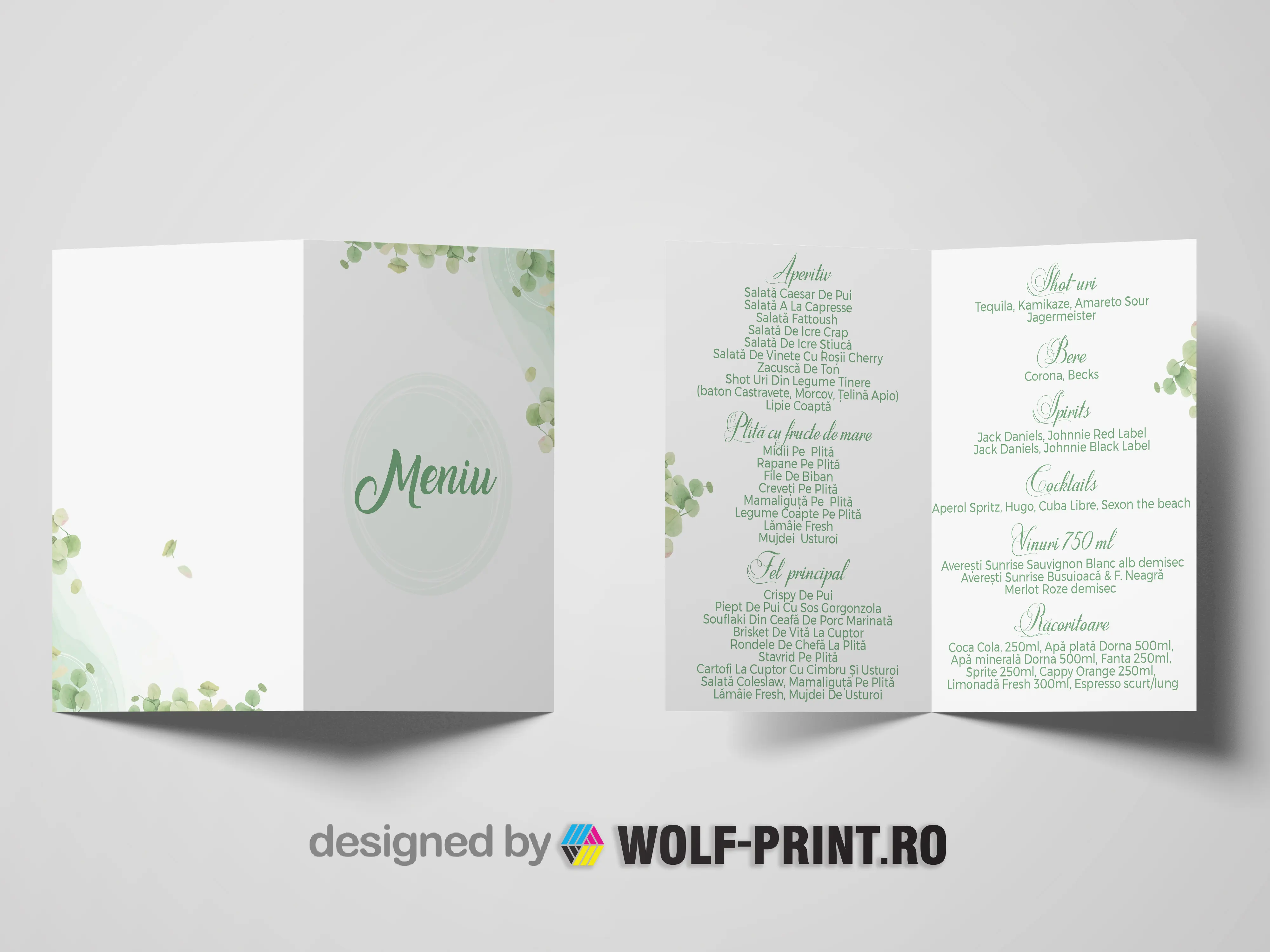 Meniuri Nunta - Meniu Nunta 1