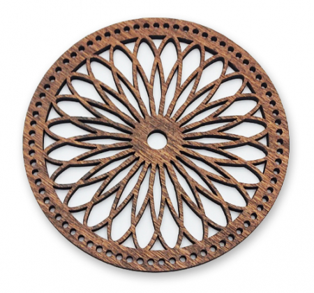 Suport / Coaster model 2 din lemn, diametru 10cm [1]