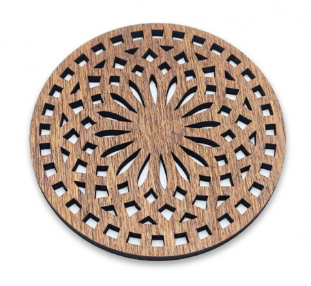 Suport / Coaster model 6 din lemn, diametru 10cm [1]