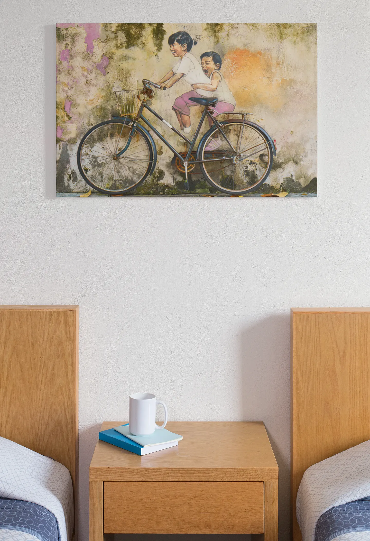 Tablouri canvas - Tablou canvas copii cu bicicleta