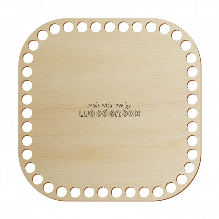 Baza crosetat - Patrat rotunjit [1]