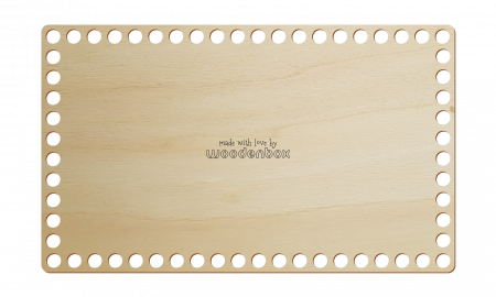 Baze crosetat - Baza crosetat - Dreptunghiular