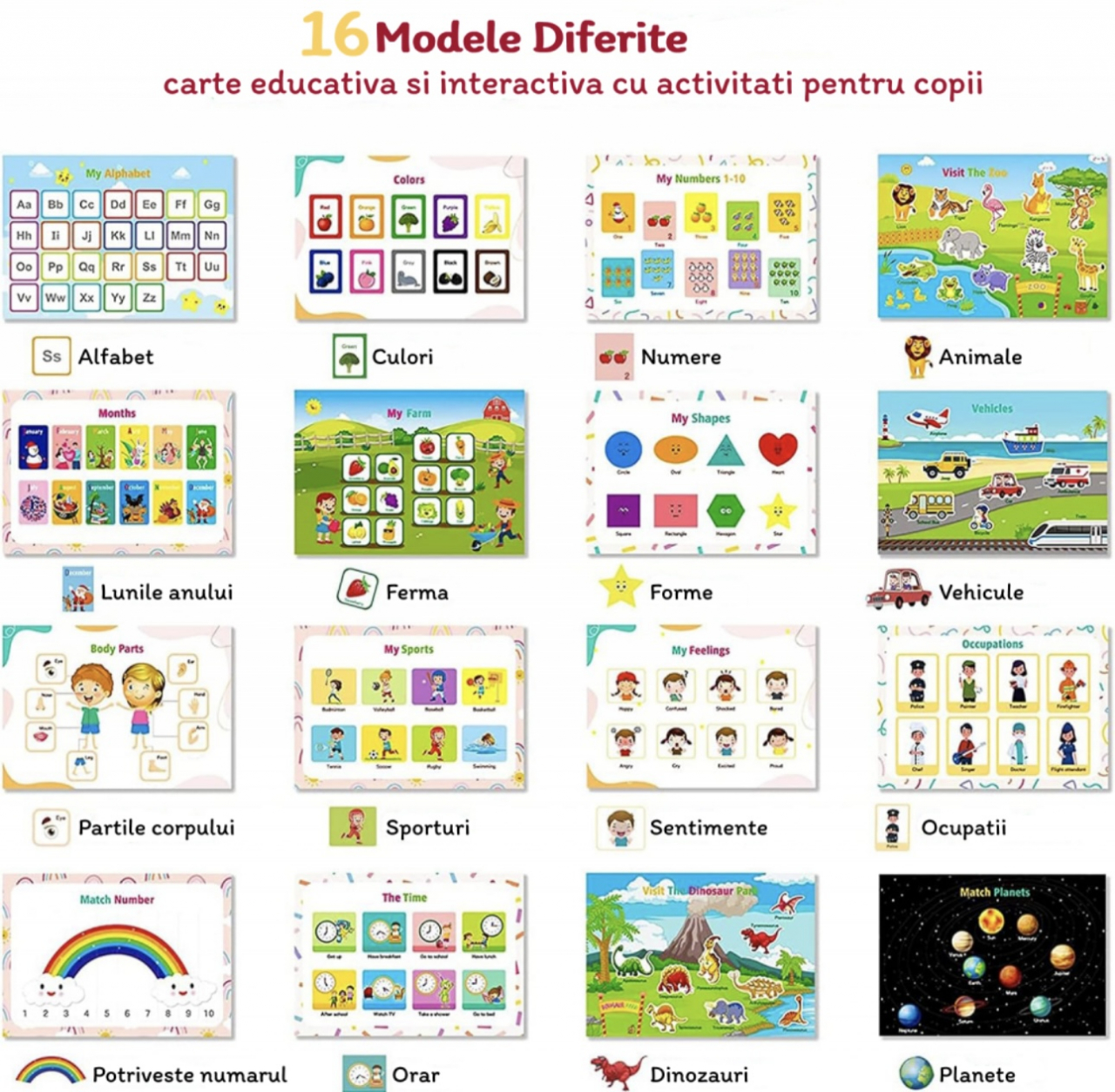 1+1 Gratuit Carte activitati educative Dinozauri + Carte cu activitati educative, Stickere reutilizabile si Markere colorate [6]