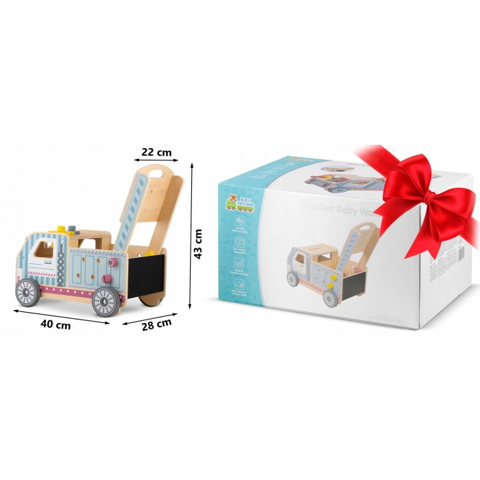 Antemergator din lemn tip atelier si diverse activitati, 40 x 28 x 43 cm, Ricokids RK-874 [8]