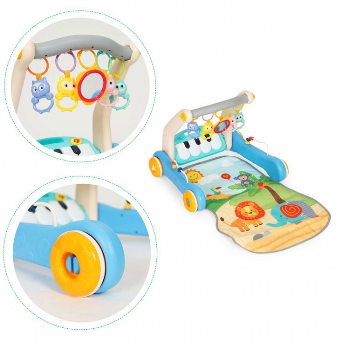 Antemergator educational 2 in 1 cu salteluta de joaca Huanger HE0637 [6]