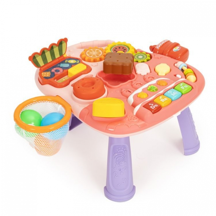Antemergator educational 2 in 1 Huanger HE0815 - Alb cu roz [5]