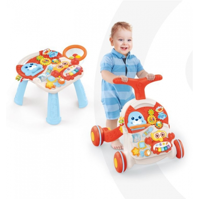 Antemergator educational 2 in 1 Huanger HE0829 - Alb cu rosu [6]