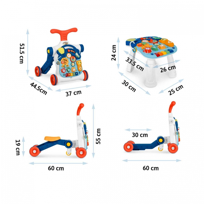 Antemergator educational 4 in 1 Ricokids 781900 - Albastru [4]