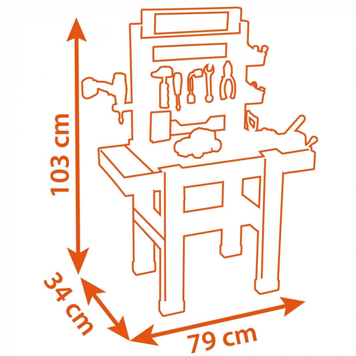 Atelier Smoby Black & Decker Bricolo Center [4]