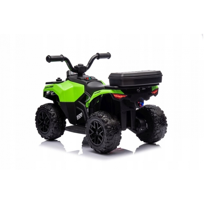 ATV electric pentru copii R-Sport J9, 70x44x40 cm, varsta 1.5-4 ani, roti si scaun din plastic, putere 25W - Verde [2]