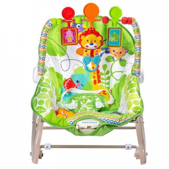 Balansoar cu vibratii 3 in 1 Ecotoys 8616 - Jungla [9]