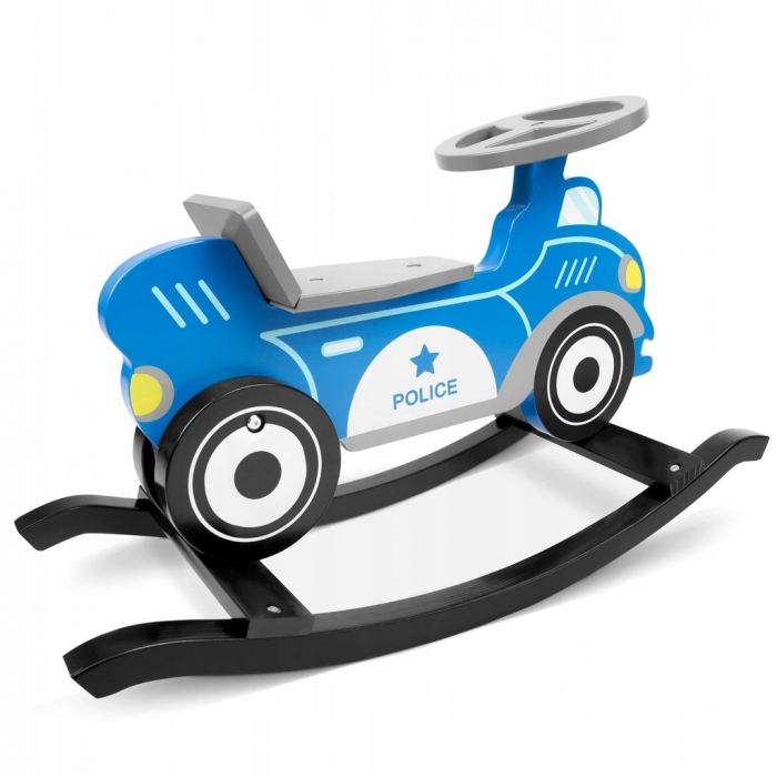 Balansoar masina de politie din lemn Ricokids 785000 [2]
