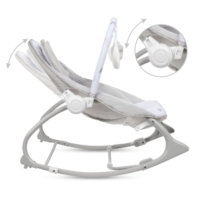 Balansoar multifunctional cu sunete si jucarii Kidwell Pino - Feathers [7]