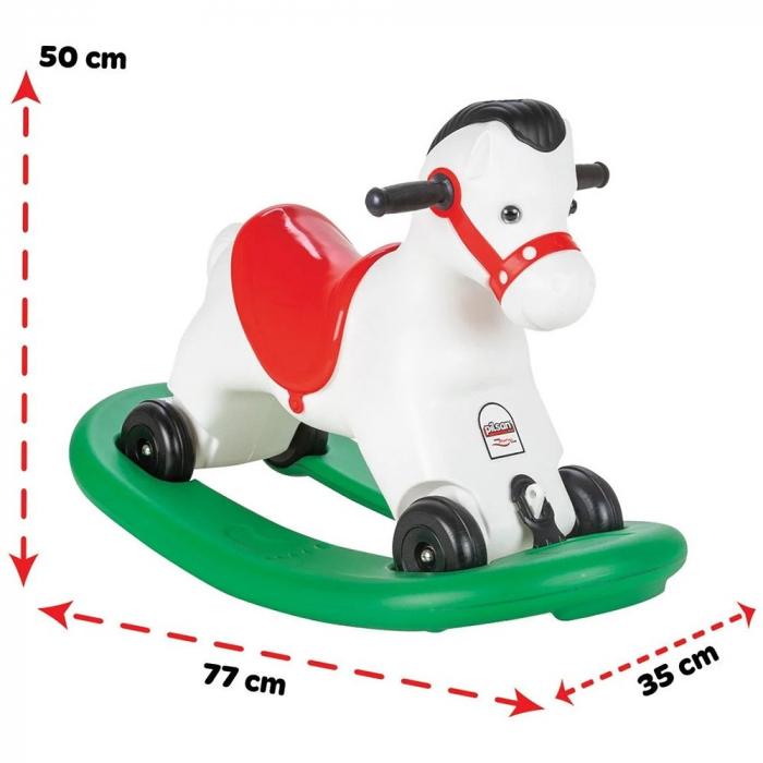 Balansoar muzical pentru copii Pilsan Horse white [2]