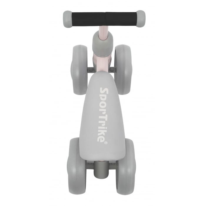 Bicicleta fara pedale cu 4 roti din plastic SporTrike - Roz [5]