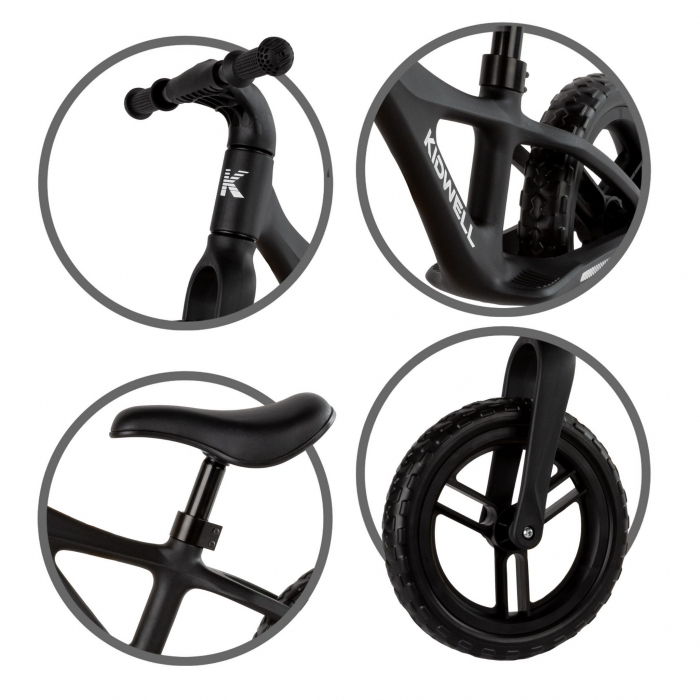 Bicicleta fara pedale Kidwell JOGO - Black [4]