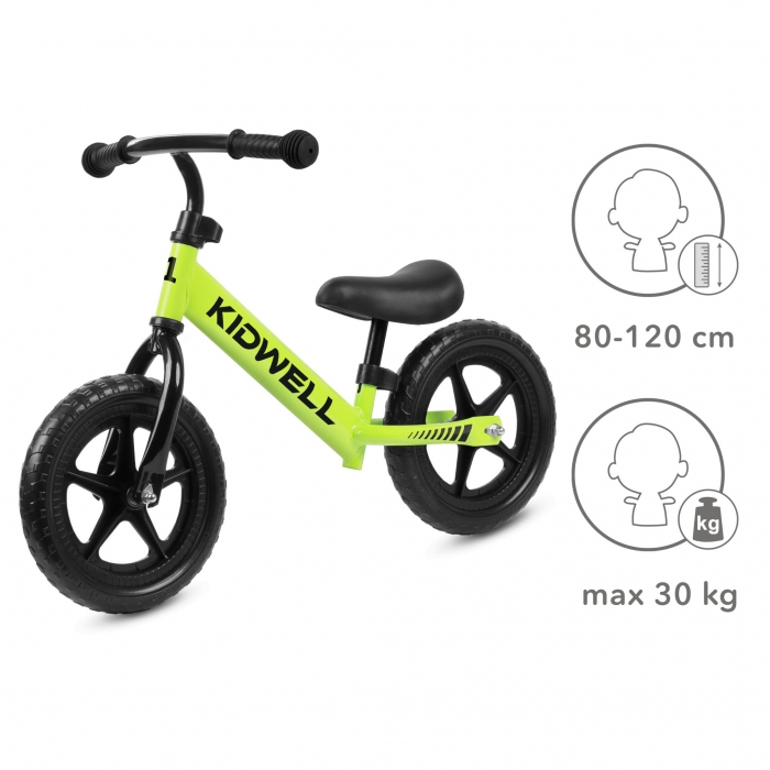 Bicicleta fara pedale Kidwell Rebel Green [5]