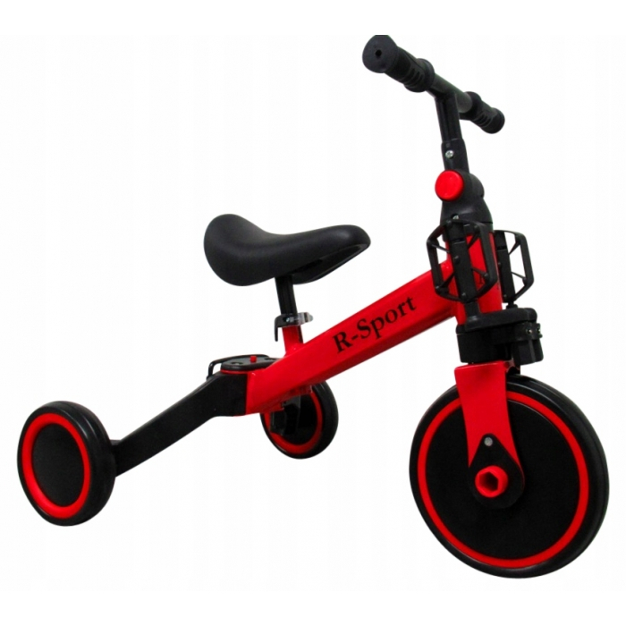 Bicicleta multifunctionala 4 in 1 cu pedale detasabile P8 R-Sport - Rosu [2]