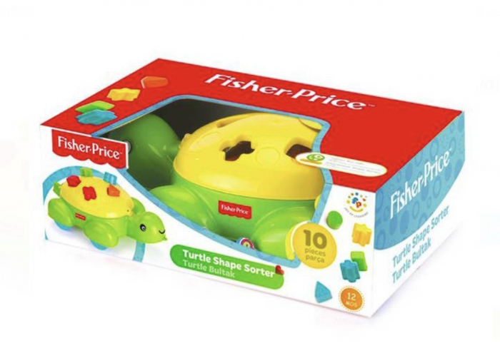 Broscuta cu sortator de forme geometrice si jucarie de tras-Fisher Price [2]
