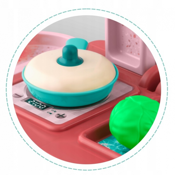 Bucatarie 3 in 1 cu accesorii incluse Ricokids 772900 - Roz [5]