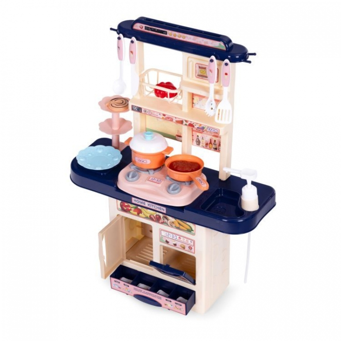 Bucatarie pentru copii cu sunete si accesorii Ecotoys 65T-1 - Bleumarin [5]