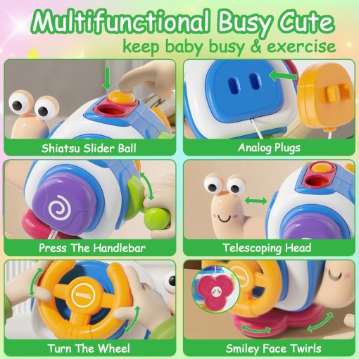 Busy cube cu 6 activitati, Melc [2]