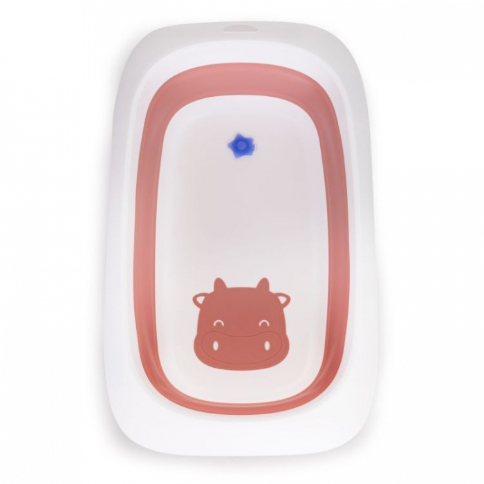 Cadita de baie cu dop de scurgere Ecotoys HA-B31 - Roz [4]